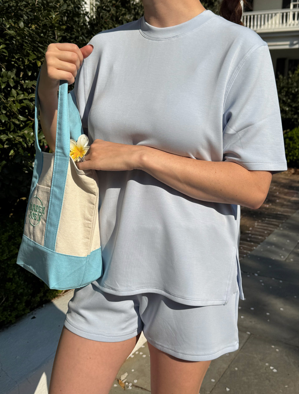 Lainey Two Piece Scuba Tee Set