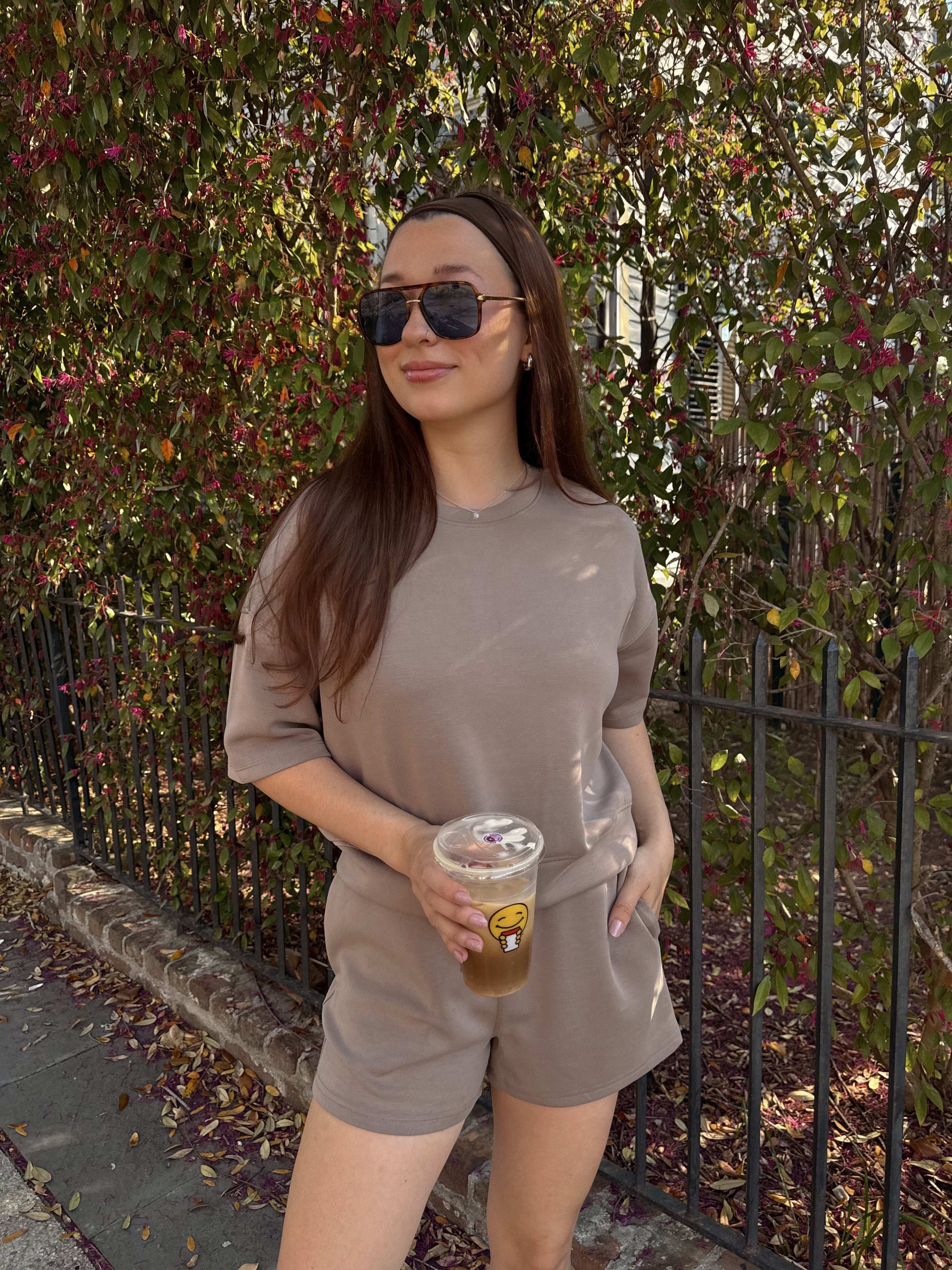 Layla Two Piece Scuba Lounge Set